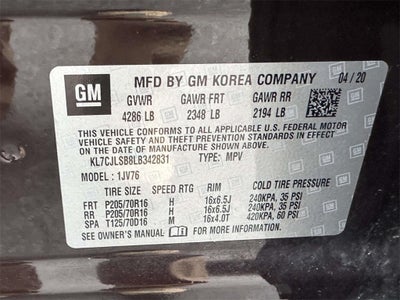 2020 Chevrolet Trax LT